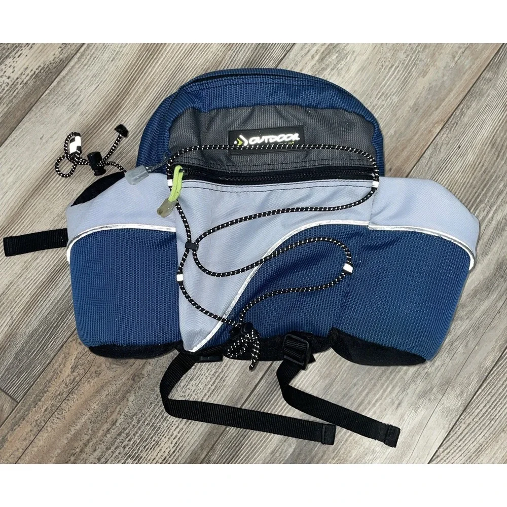 Outdoor Products JackRabbit 2-Bottle 0.6L Waist Fanny Pack - Camp Hiking Walking